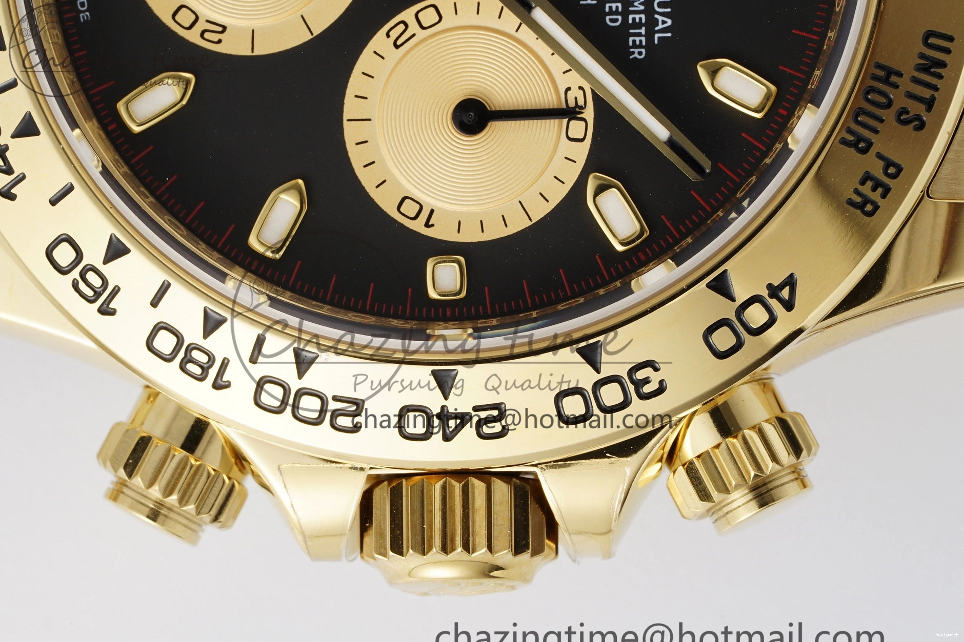 1:1 BTF Best SA4130 Daytona Black YG Bracelet Edition on 116508 YG Dial 0109